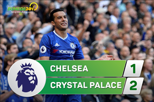 Tổng hợp: Chelsea 1-2 Crystal Palace (Vòng 30 NHA 2016/17)