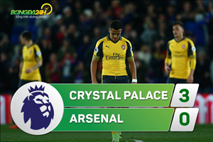 Tổng hợp: Crystal Palace 3-0 Arsenal (Vòng 32 NHA 2016/17)