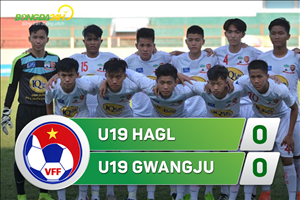 U19 HAGL 0-0 U19 Gwangju (KT): Khóa 3 HAGL ra mắt nhạt nhòa