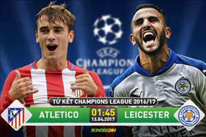 Atletico Madrid 1-0 Leicester (KT): Thất bại cay đắng bởi trọng tài