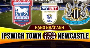 Nhận định Ipswich vs Newcastle 21h00 ngày 17/4 (Hạng Nhất Anh 2016/17)