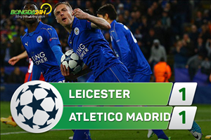 Leicester 1-1 (1-2) Atletico Madrid (KT): Ngẩng cao đầu rời Champions League