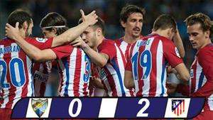 Malaga 0-2 Atletico Madrid: Ngày El Nino nổi gió