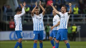 Tổng hợp: Malaga 2-0 Valencia (Vòng 33 La Liga 2016/17)