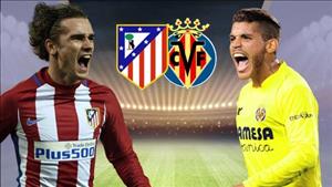 Nhận định Atletico Madrid vs Villarreal 02h30 ngày 26/4 (La Liga 2016/17)