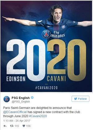 M.U và Arsenal chính thức hết hy vọng mua sao khủng PSG