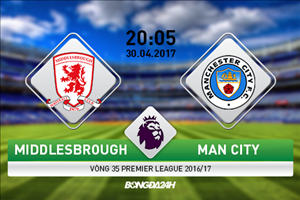 Middlesbrough vs Man City (20h05 ngày 30/4): Hôm qua khác hôm nay