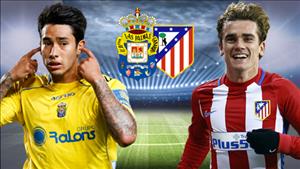 Nhận định Las Palmas vs Atletico Madrid 23h30 ngày 29/4 (La Liga 2016/17)