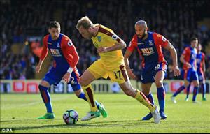 Tổng hợp: Crystal Palace 0-2 Burnley (Vòng 35 NHA 2016/17)
