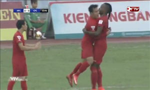 Tổng hợp: Hải Phòng 3-1 Cần Thơ (Vòng 12 V-League 2017)