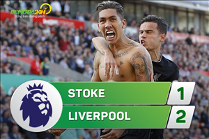 Tổng hợp: Stoke 1-2 Liverpool (Vòng 32 NHA 2016/17)
