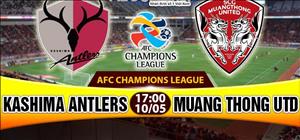 Nhận định Kashima vs Muang Thong 17h00 ngày 10/5 (AFC Champions League 2017)