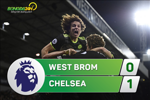 Tổng hợp: West Brom 0-1 Chelsea (Vòng 37 NHA 2016/17)