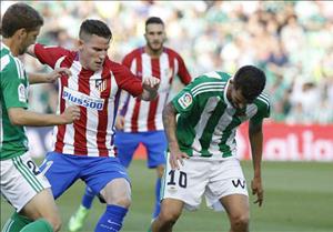 Tổng hợp: Betis 1-1 Atletico Madrid (Vòng 37 La Liga 2016/17)