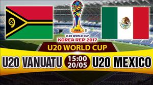 Nhận định U20 Vanuatu vs U20 Mexico 15h00 ngày 20/5 (FIFA U20 World Cup 2017)