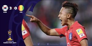 Tổng hợp: U20 Hàn Quốc 3-0 U20 Guinea (Bảng A U20 World Cup 2017)