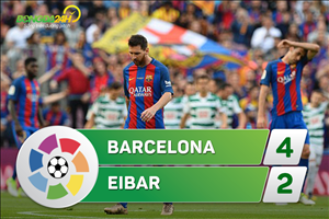 Barca 4-2 Eibar (KT): Chiến thắng ngược vô giá trị nhưng vẫn ... thú vị