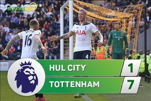 Tổng hợp: Hull 1-7 Tottenham (Vòng 38 NHA 2016/17)