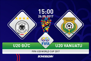 U20 Đức 3-2 U20 Vanuatu (KT): Chiến thắng mất mặt của Mannschaft trẻ