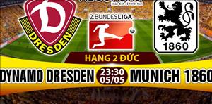 Nhận định Dynamo Dresden vs 1860 Munich 23h30 ngày 5/5 (Hạng 2 Đức 2016/17)