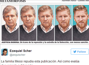 Bị so sánh với thiên sứ thần chết, Messi đâm đơn kiện báo chí