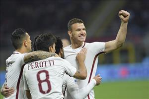 AC Milan 1-4 Roma: Ngày Edin Dzeko đi vào lịch sử