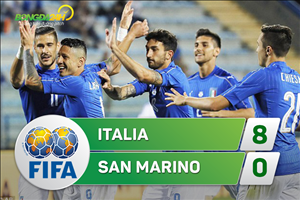 Tổng hợp: Italia 8-0 San Marino (Giao hữu quốc tế)