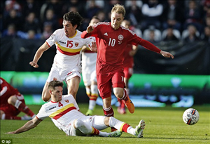 Nhận định Kazakhstan vs Đan Mạch 23h00 ngày 10/6 (VL World Cup 2018)