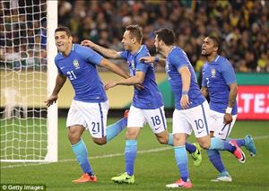 Tiền đạo Brazil ghi bàn chỉ sau ... 10 giây