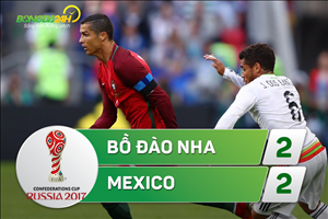 Tổng hợp: BĐN 2-2 Mexico (Confed Cup 2017)
