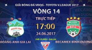 Nhận định HAGL vs Bình Dương 17h00 ngày 24/6 (V-League 2017)