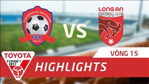 Tổng hợp: Hải Phòng 3-2 Long An (V-League 2017)