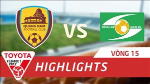 Tổng hợp: Quảng Nam 3-3 SLNA (V-League 2017)