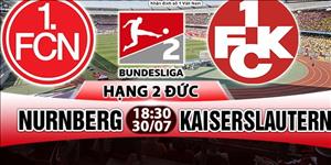 Nhận định Nurnberg vs Kaiserslautern 18h30 ngày 30/7 (Hạng 2 Đức 2017/18)