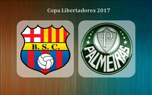 Nhận định Barcelona SC vs Palmeiras 07h45 ngày 6/7 (Copa Libertadores 2017)