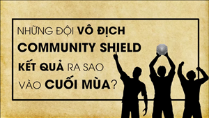 Số phận các đội đoạt Siêu cúp Anh trong 10 mùa gần nhất