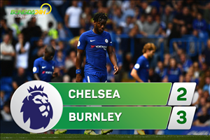 Tổng hợp: Chelsea 2-3 Burnley (Vòng 1 NHA 2017/18)