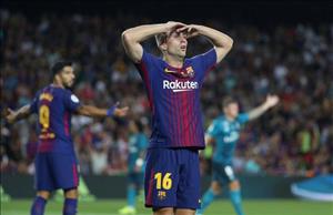 Sao Barca sốc vì Camp Nou bị Madridista “phủ trắng”
