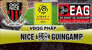 Nhận định Nice vs Guingamp 01h00 ngày 20/8 (Ligue 1 2017/18)