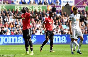 Video Romelu Lukaku nổ súng ở trận Swansea 0-4 Mu