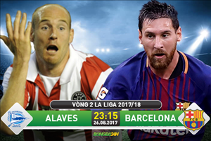 Alaves 0-2 Barca (KT): Sút hỏng 11m, Messi vẫn tự tay đem về chiến thắng cho Blaugrana