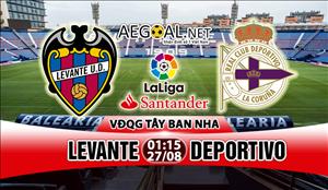 Nhận định Levante vs Deportivo 01h15 ngày 27/8 (La Liga 2017/18)