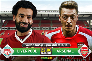 LINK XEM TRỰC TIẾP Liverpool vs Arsenal 22h00 ngày 27/8 (NHA 2017/18)
