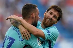 Lionel Messi thiết lập kỷ lục mới trong chiến thắng của Barca