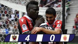 Nice 4-0 Monaco: Nhà ĐKVĐ thảm bại dưới tay badboy
