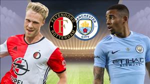 Nhận định Feyenoord vs Man City 01h45 ngày 14/9 (Champions League 2017/18)