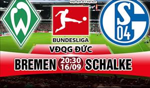 Nhận định Bremen vs Schalke 20h30 ngày 16/9 (Bundesliga 2017/18)