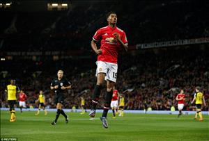 MU 4-1 Burton: Rashford lập cú đúp, Quỷ đỏ mở hội trên Old Trafford