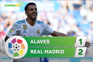 Tổng hợp: Alaves 1-2 Real Madrid (Vòng 6 La Liga 2017/18)