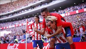 Atletico Madrid 2-0 Sevilla: Leo lên ngôi nhì bảng